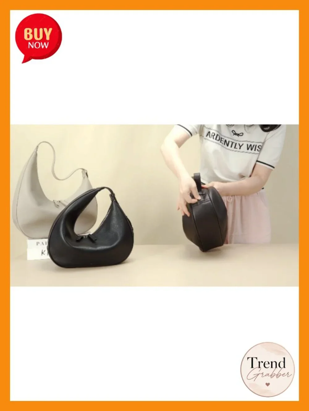 Genuine Leather Slouchy Hobo Bag Women Crossbody Purse Shoulder Handbag